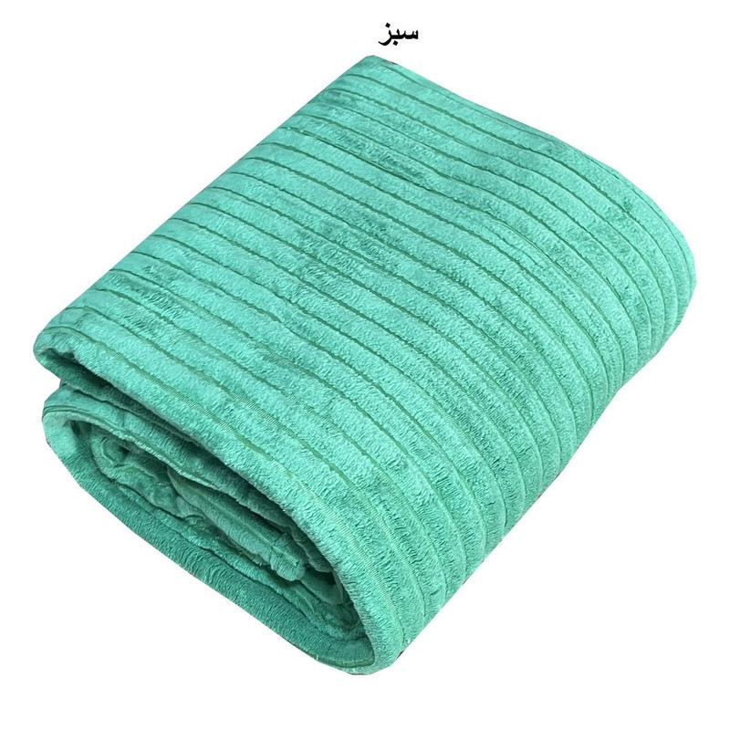 پتو مسافرتی شایسته مدل پلیسه کرکره ای سایز 160x205 سانتی متر