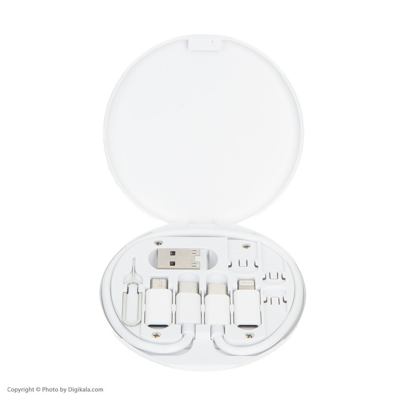 کابل تبدیل USB-C به USB-C  لایتنینگ  USB  micro USB تسکو مدل TCRA 1500 طول 0.22 متر