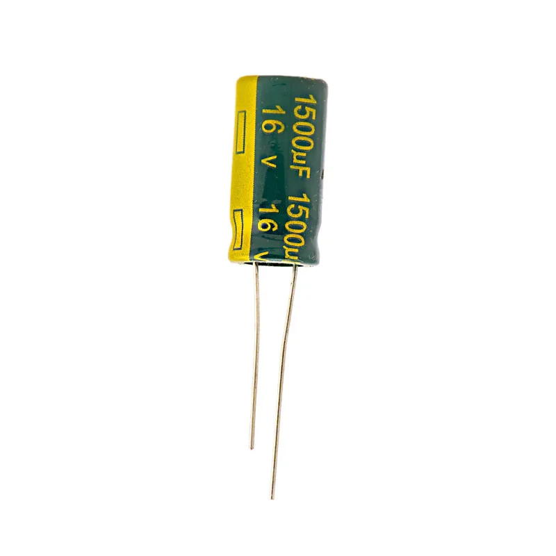 خازن الکترولیت 1500 میکرو فاراد کد 1v بسته 5 عددی