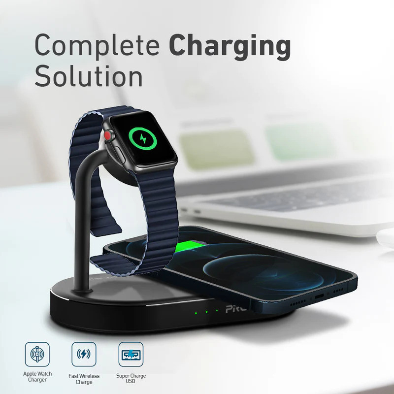 شارژر بی سیم پرومیت مدل WAVEPOWER.EU-BK
