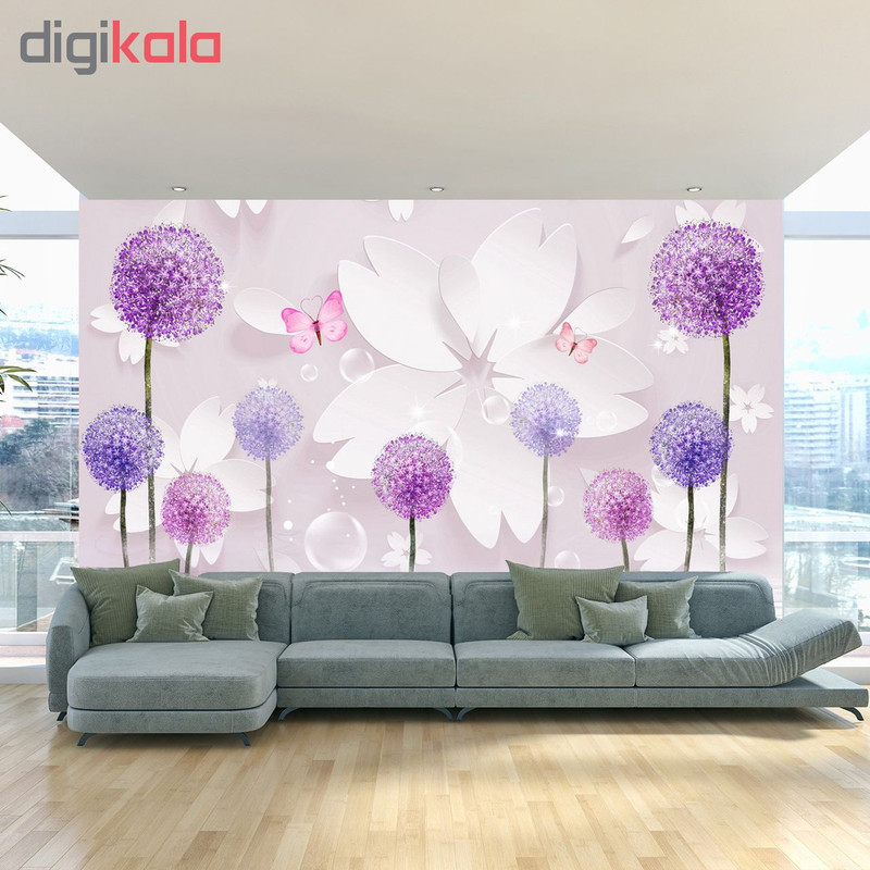پوستر دیواری سه بعدی طرح گل کد 3DFL338