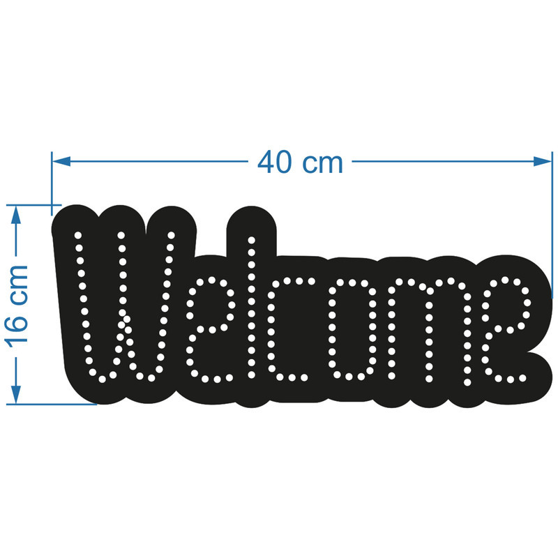 تابلو ال ای دی آیاز طرح Welcome کد 159W