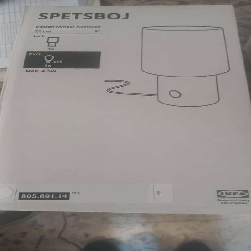 آباژور رومیزی ایکیا مدل SPETSBOJ