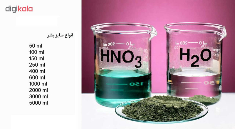 بشر آزمایشگاه مدل beaker ظرفیت 600 میلی لیتر