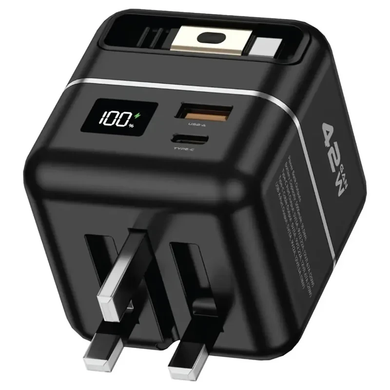 پاوربانک گرین لاین مدل GNGAN42PB10BK ظرفیت 5000 میلی آمپر ساعت