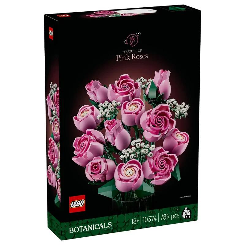 لگو 789 تکه سری بتانیکال مدل Bouquet of Pink Roses کد 10374
