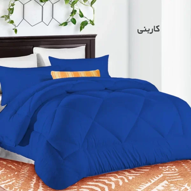 لحاف چیداری مدل میکرو دو نفره سایز 240x220 سانتی متر
