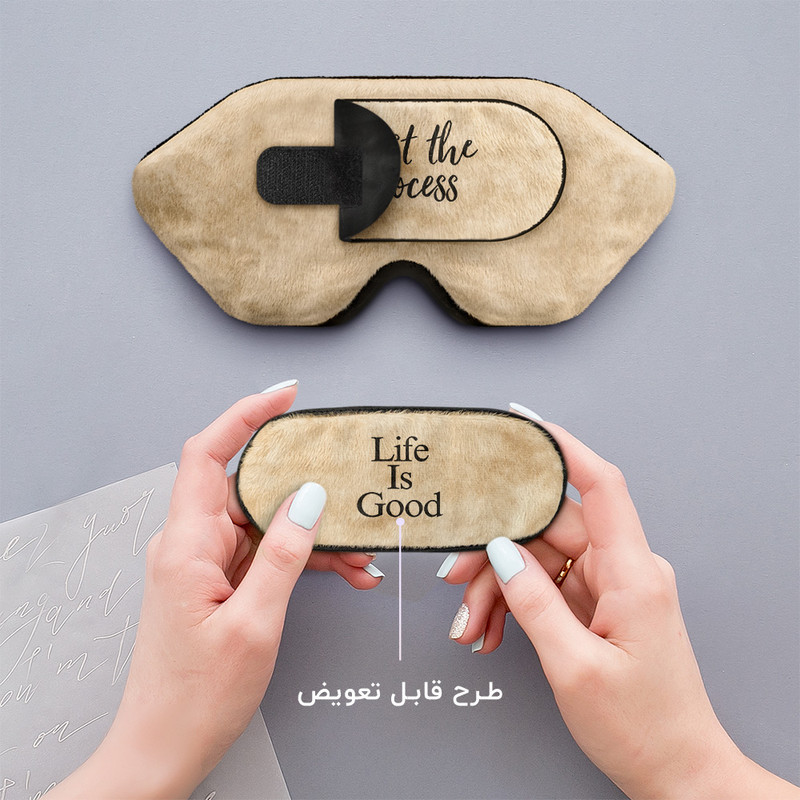 چشم بند خواب کاوا ماسک مدل Life is Good C128 مجموعه 2 عددی