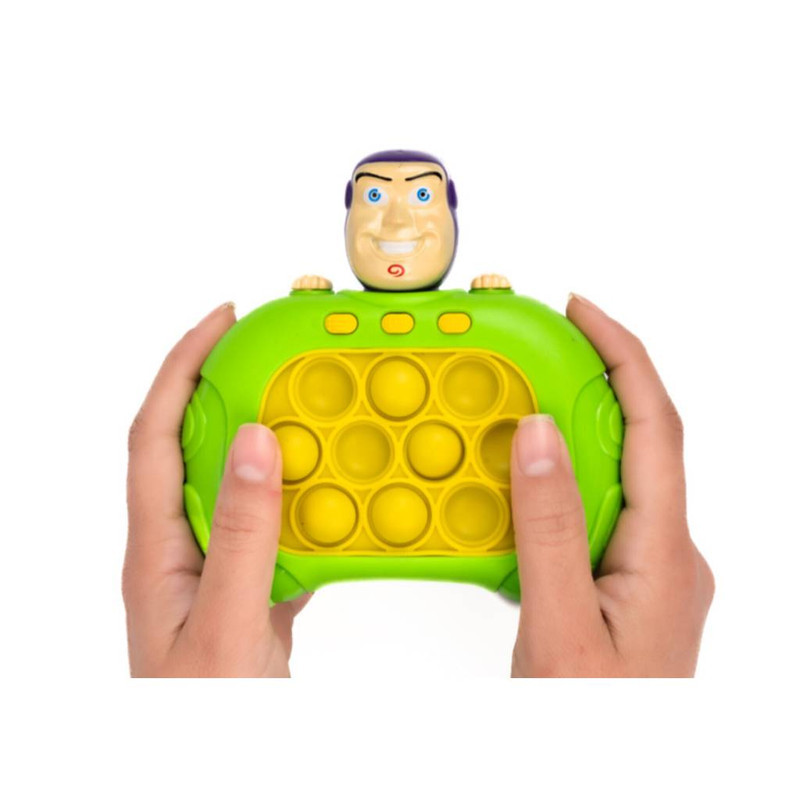 فیجت ضد استرس مدل دسته پاپت گیم طرح باز لایتر مدل چراغدار و موزیکال کد TOY STORY GAME