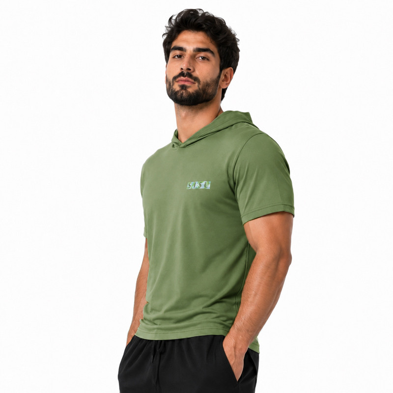 تی شرت کلاهدار مردانه مدل GS-M-CN-331873