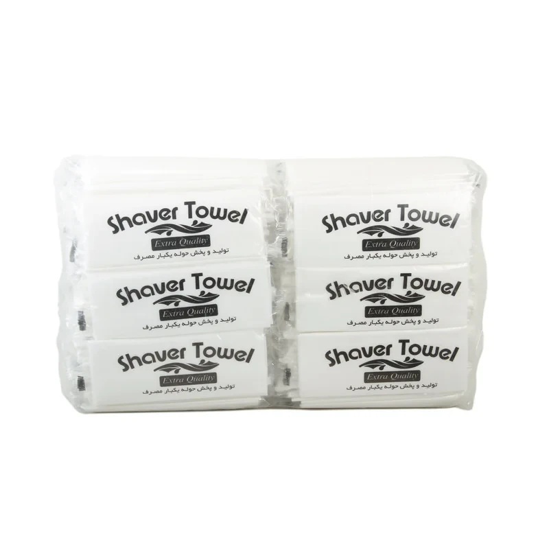 حوله یکبار مصرف شاور مدل 45G40*60 بسته 100 عددی