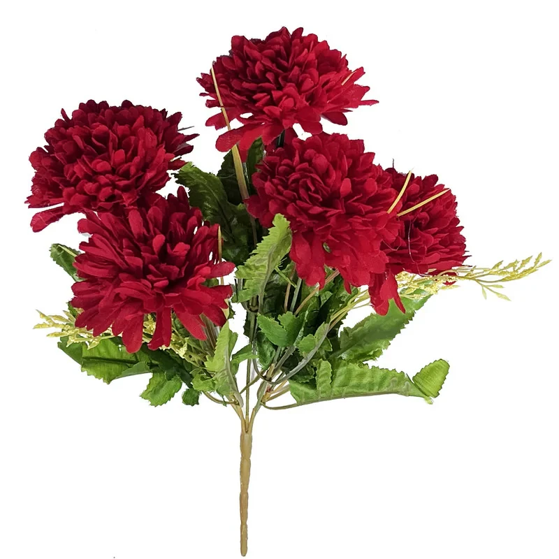 گل مصنوعی مدل بوته 5 گل میخک 012