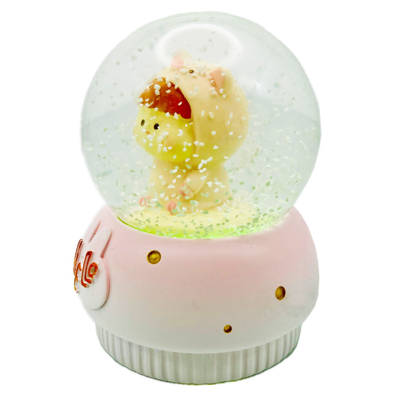 گوی مدل چراغدار HELLO طرح baby خوک کد C1623.11.S300