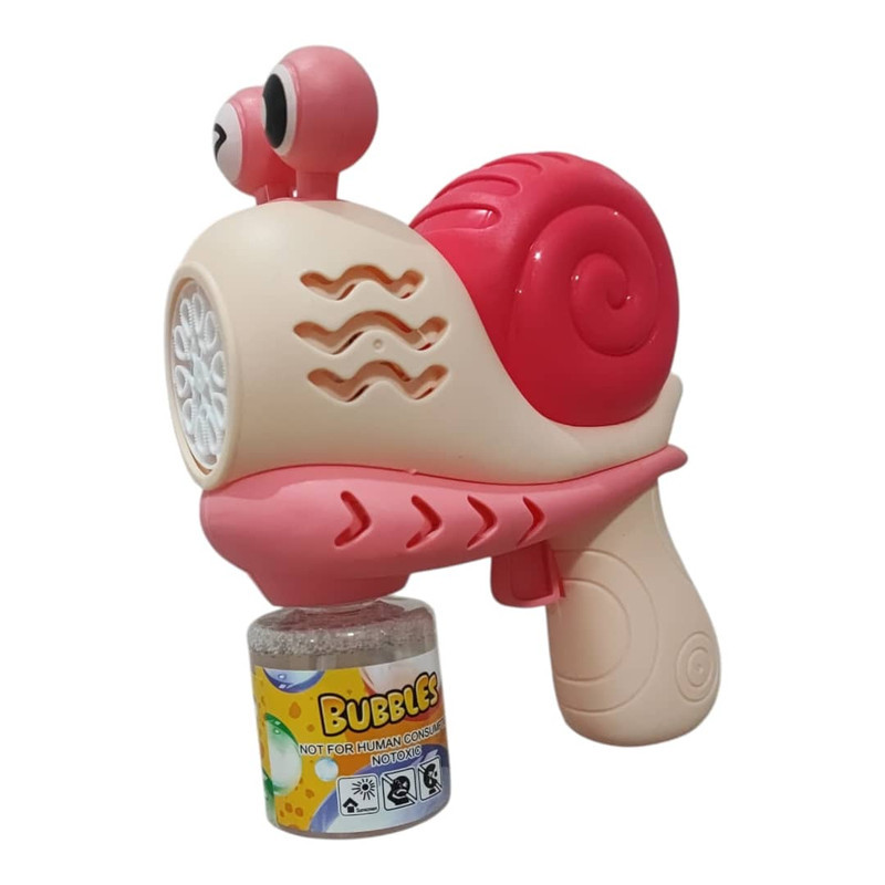 حباب ساز مدل تفنگی مخزن دار شارژی طرح حلزونی کد SNAIL GUN 123