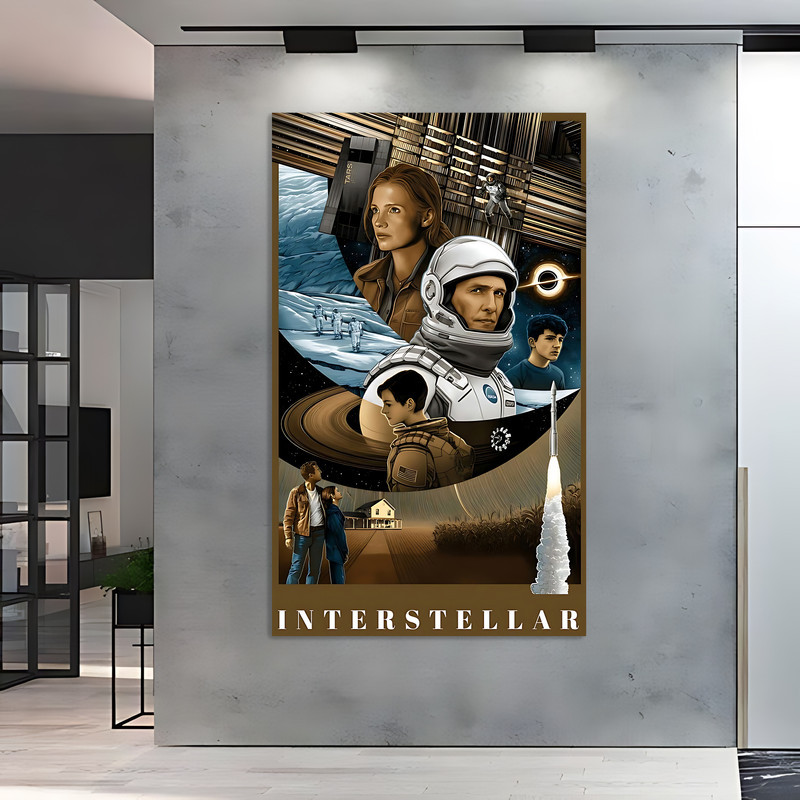 تابلو شاسی مدل فیلم و سریال طرح INTERSTELLAR اینتراستلار کد 11