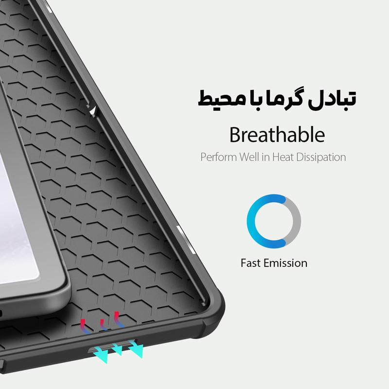 کیف کلاسوری بادیگارد مدل Domo مناسب برای تبلت سامسونگ Galaxy Tab A9 Plus  A11 Plus 11 inch