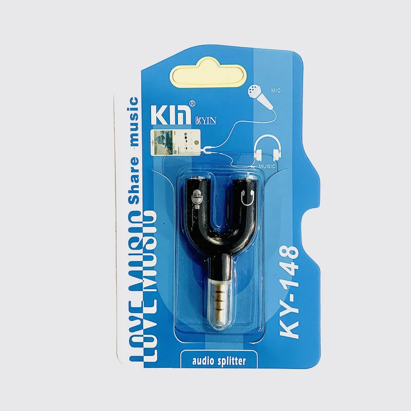 مبدل میکروفون و هدفون کین مدل KY-148