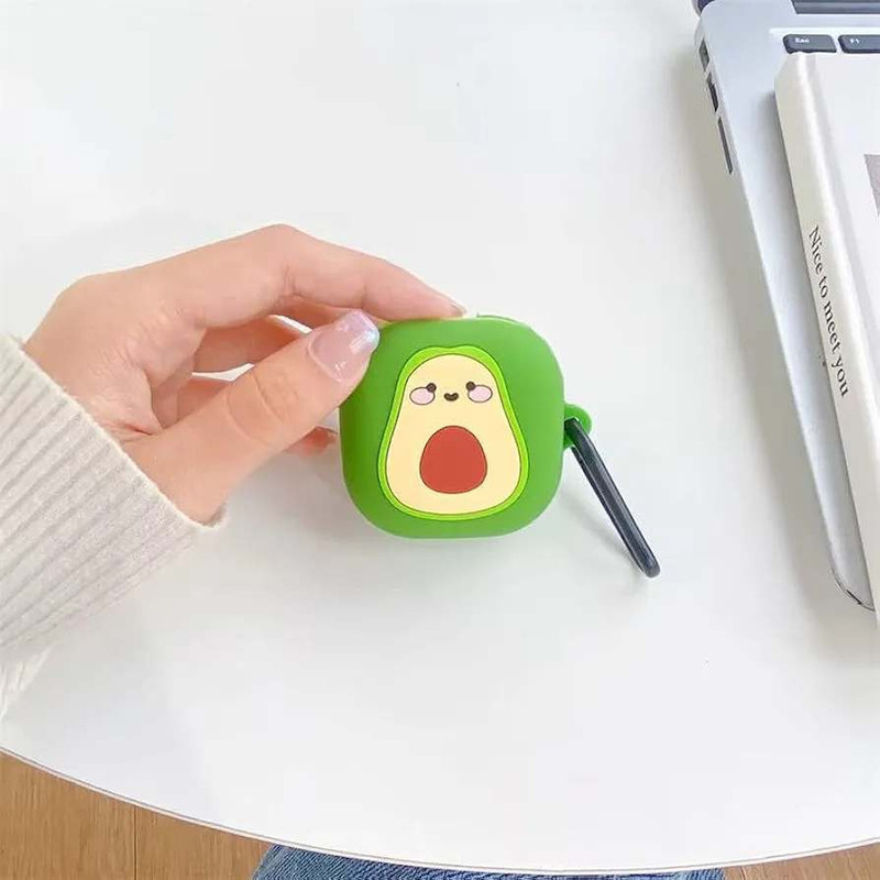 کاور طرح آواکادو مدل UO6 مناسب برای کیس هدفون بی سیم سامسونگ Galaxy Buds Buds 2 Buds Pro2 Buds Live 2 FE