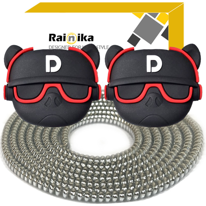 محافظ کابل شارژر و هندزفری رینیکا مدل Dog AAA 03 مجموعه 3 عددی