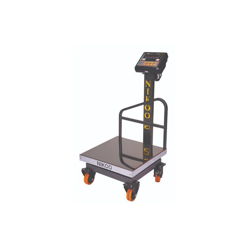 ترازو فروشگاهی نیکو مدل تمام استیل چرخدار با ظرفیت حداکثر 350 کیلوگرم
