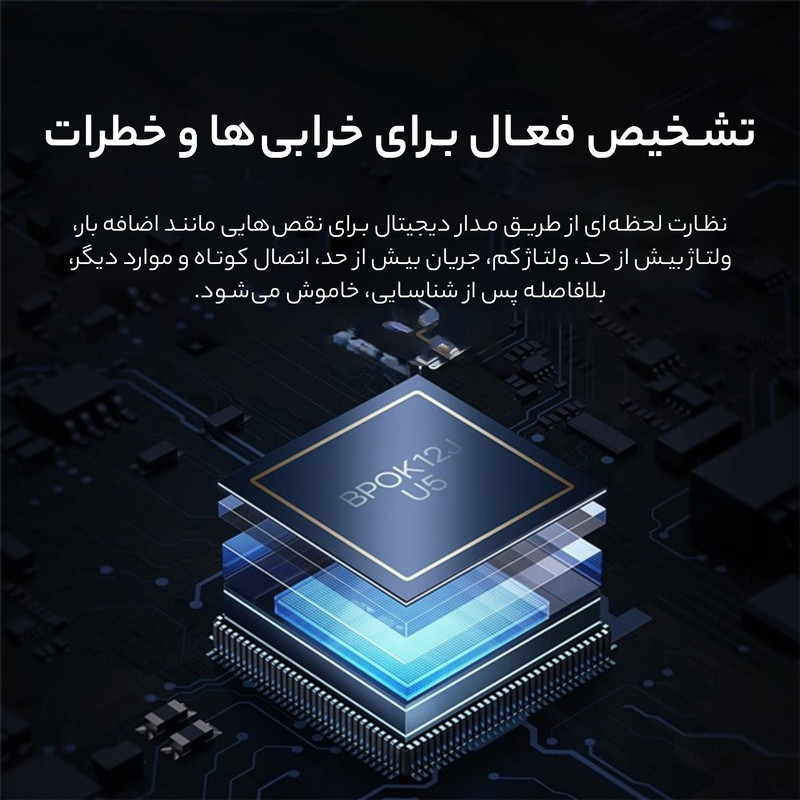 شارژر رومیزی 30 وات بیسوس مدل Power Combo Digital Powerstrip