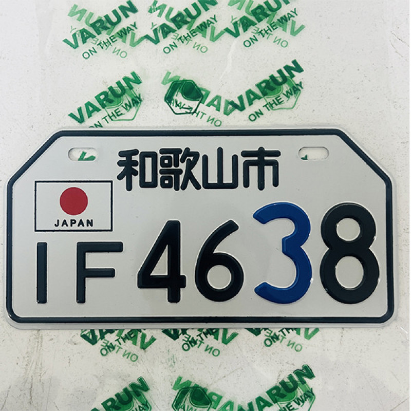 پلاک تزیینی موتور سیکلت وارون مدل W-82-IF-JPN-WH