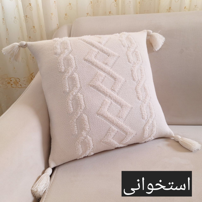 کاور کوسن مدل پانچدوزی ایران سایز 40×40 سانتی متر