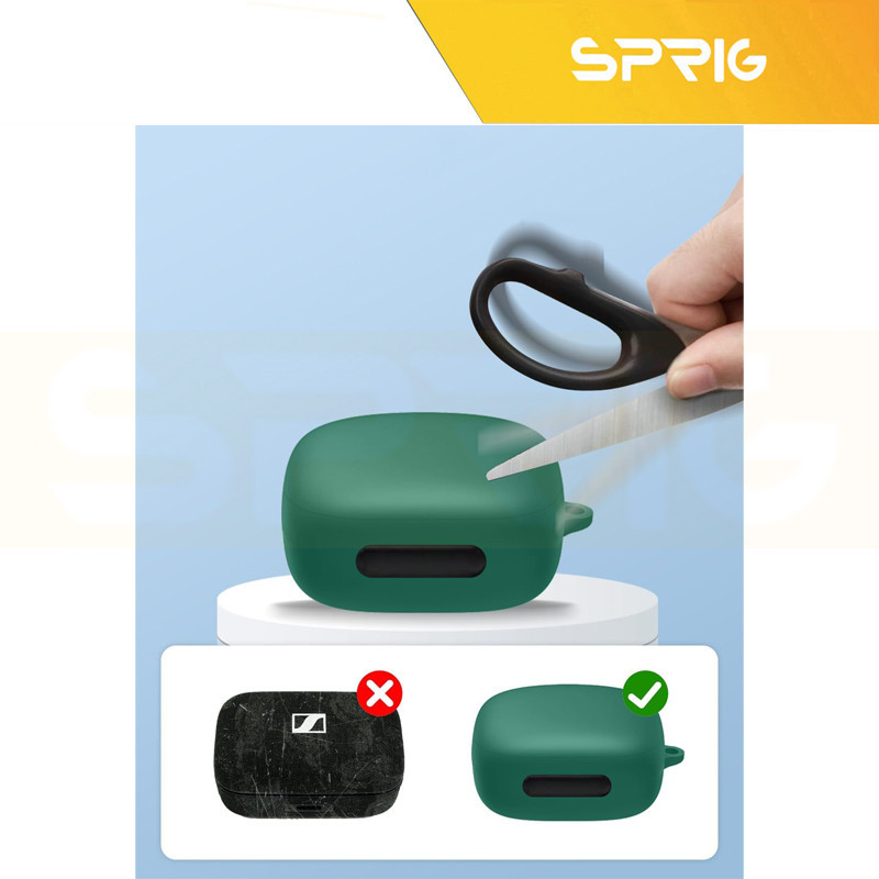 کاور اسپریگ مدل Silicone-SP مناسب برای کیس هدفون بی سیم انکر Soundcore Liberty 4 Pro