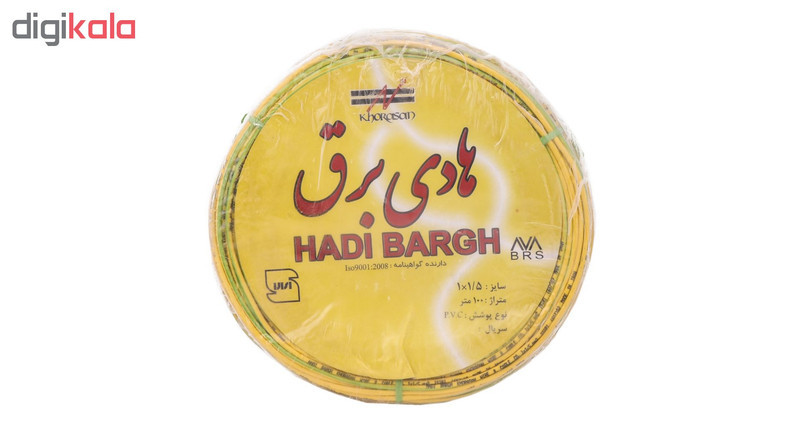 سیم برق 1 در 1.5 هادی برق مدل افشان ارت بسته 100 متری