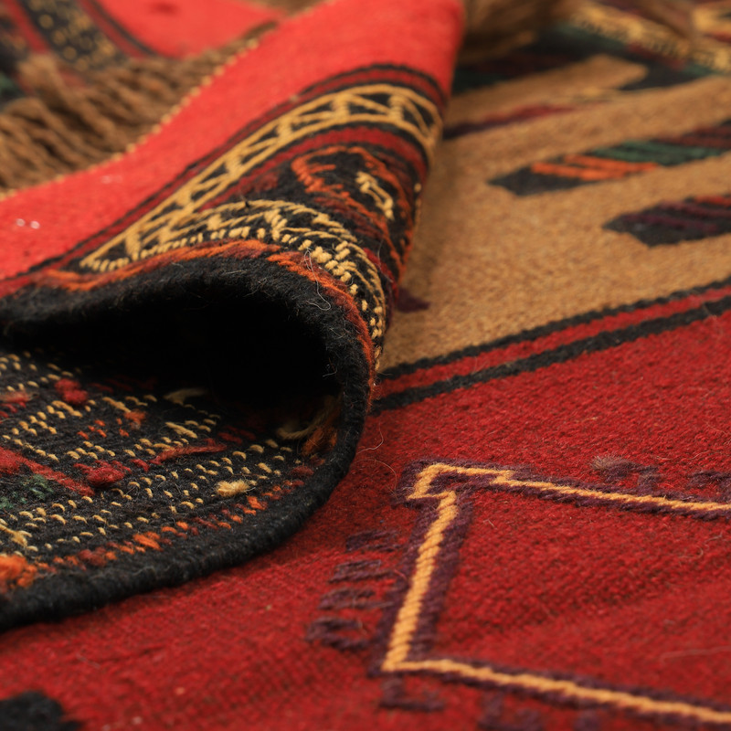 گلیم دستبافت دو متری مدل سفره کردی کد 40204113