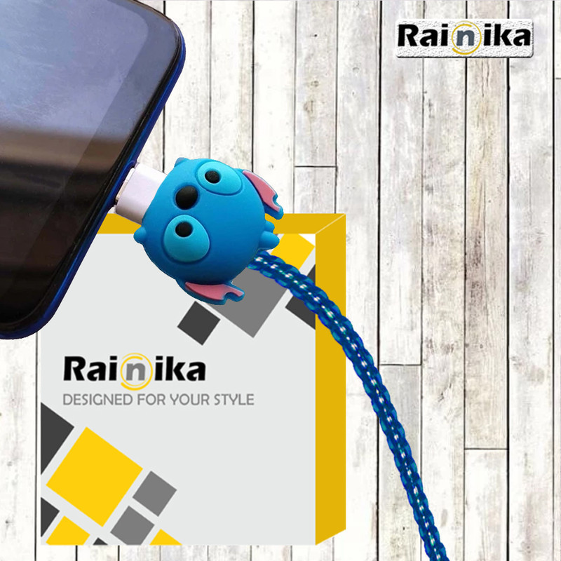 محافظ کابل شارژر دیواری رینیکا مدل Sthitch BA مناسب برای شارژر اپل 20 وات ba مجموعه 5 عددی