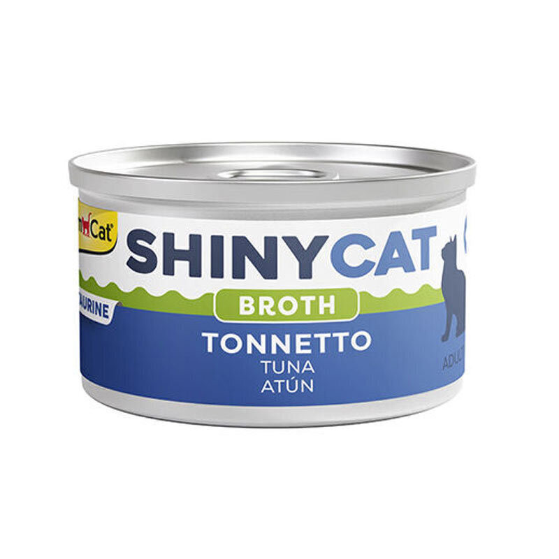 کنسرو غذای گربه بالغ جیم کت مدل Cat Food With Tuna in Sauce طعم ماهی وزن 70 گرم بسته 6 عددی