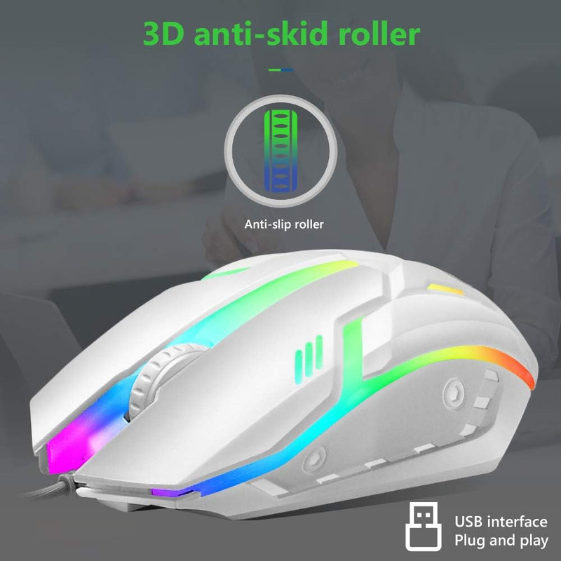 کیبورد و ماوس گیمینگ لایماید مدل GTX-300، سوئیچ ممبران، Full-size، نورپردازی LED RGB