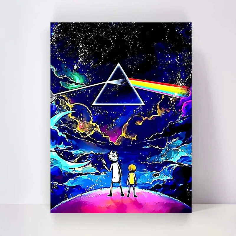 تابلو شاسی مدل Rick and Morty کد S-5055