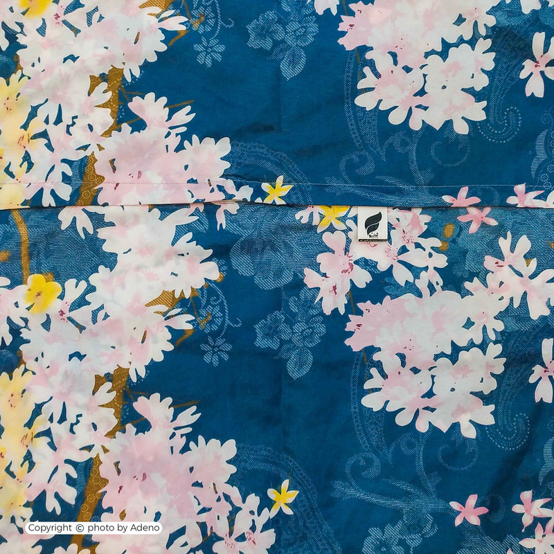 روکش لحاف آدنو مدل شکوفه کد IR11 دونفره سایز 220x240 سانتی متر
