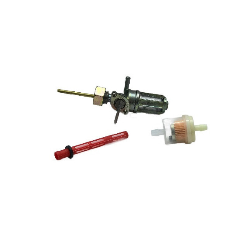 کیت شیر بنزین موتور سیکلت ام دی اچ مدل CDI - 125_ FUEL COCK  مجموعه 4 عددی