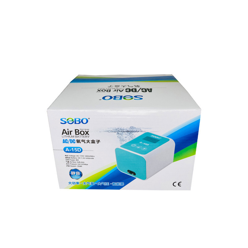 پمپ هوا آکواریوم شارژی سوبو مدل A-15D