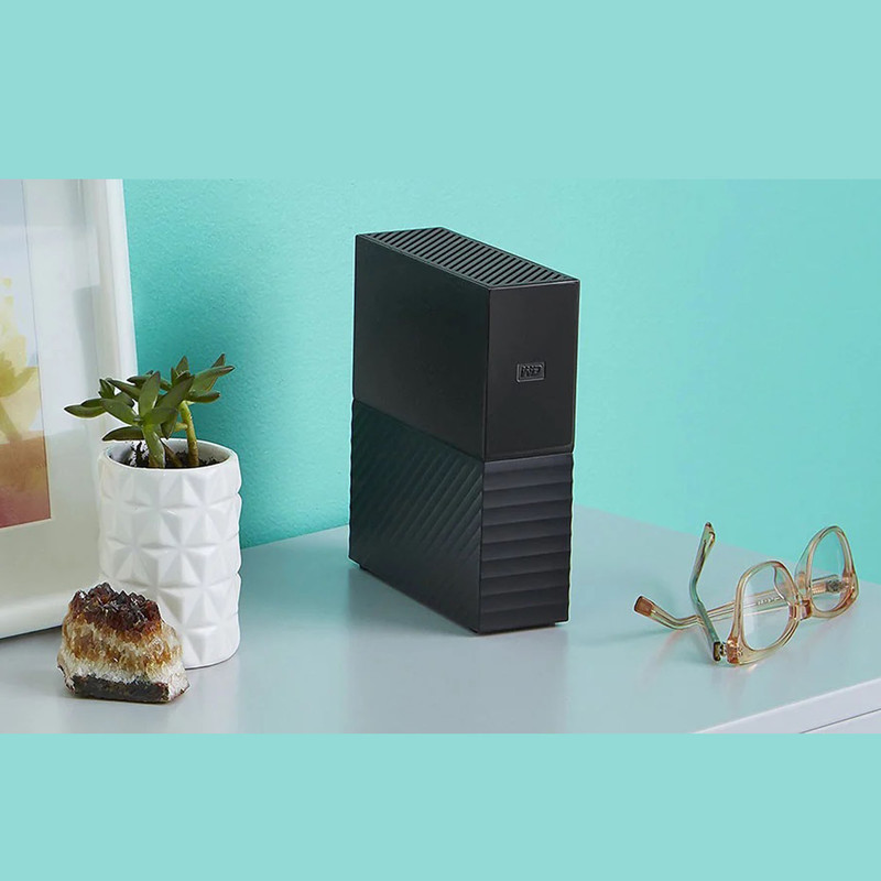 هارد اکسترنال وسترن دیجیتال مدل My Book Desktop ظرفیت چهار ترابایت دارای رابط USB Type-A 3.0