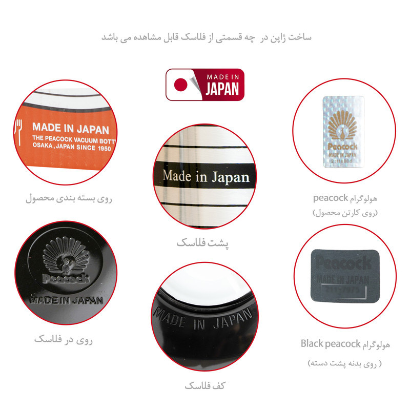 فلاسک پیکوک مدل SSSM کد 501 گنجایش 1.6 لیتر