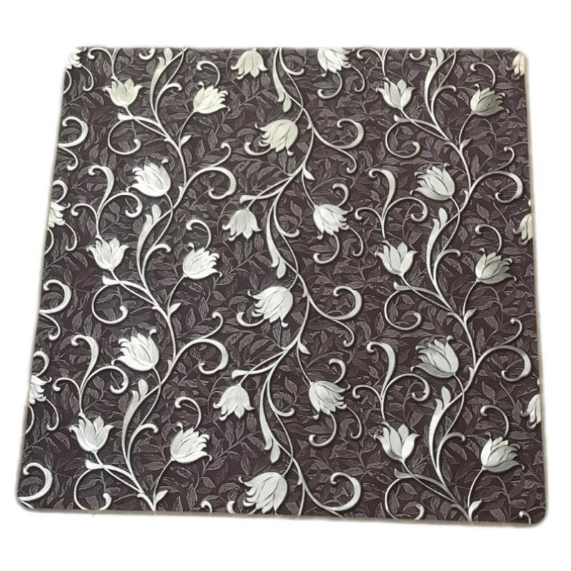 سفره 4 نفره مدل لوتوس طرح پشت نخی سایز 100×100 سانتی متر کد 07