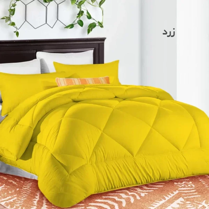 لحاف چیداری مدل میکرو دو نفره سایز 240x220 سانتی متر