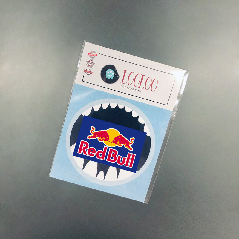 استیکر تزئینی موبایل و تبلت لولو مدل لوگو ردبول REDBULL کد 513