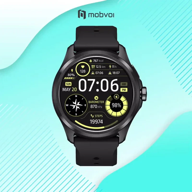 ساعت هوشمند موبووی مدل TicWatch Pro 5
