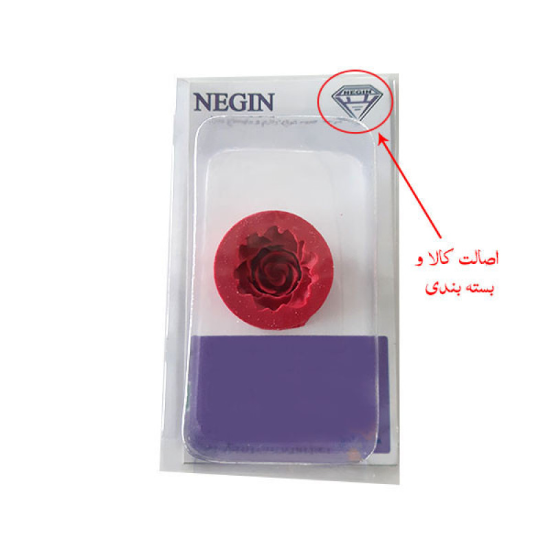 قالب فوندانت نگین طرح گل کد2000