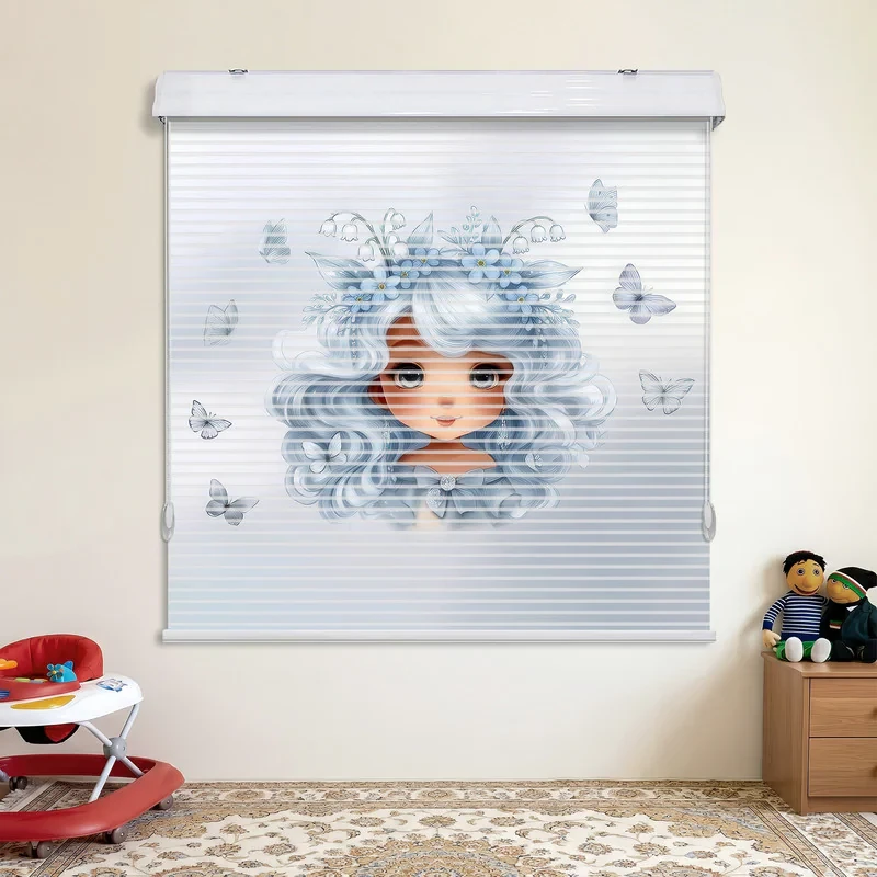 پرده زبرا مدل شب و روز زبران سایز 150 × 120 سانتی‌متر