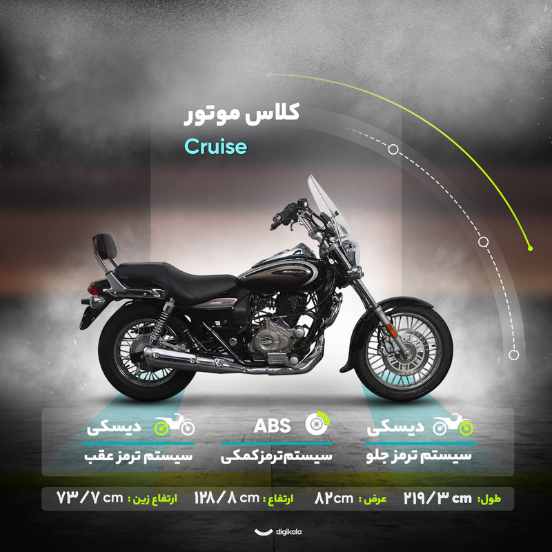 موتور سیکلت باجاج مدل اونجر 220 سال 1404
