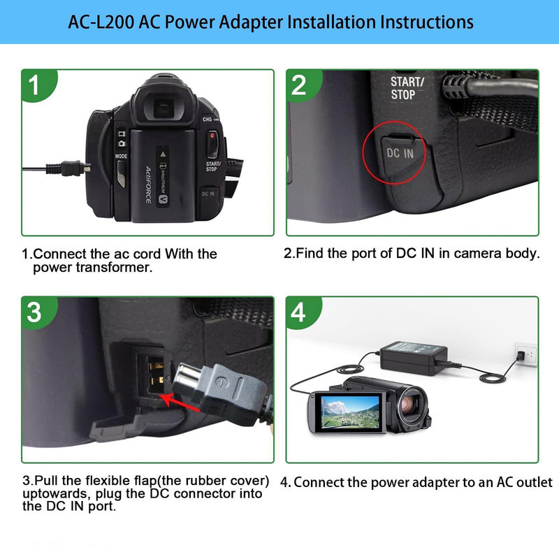 شارژر دوربین سونی مدل AC-L200C