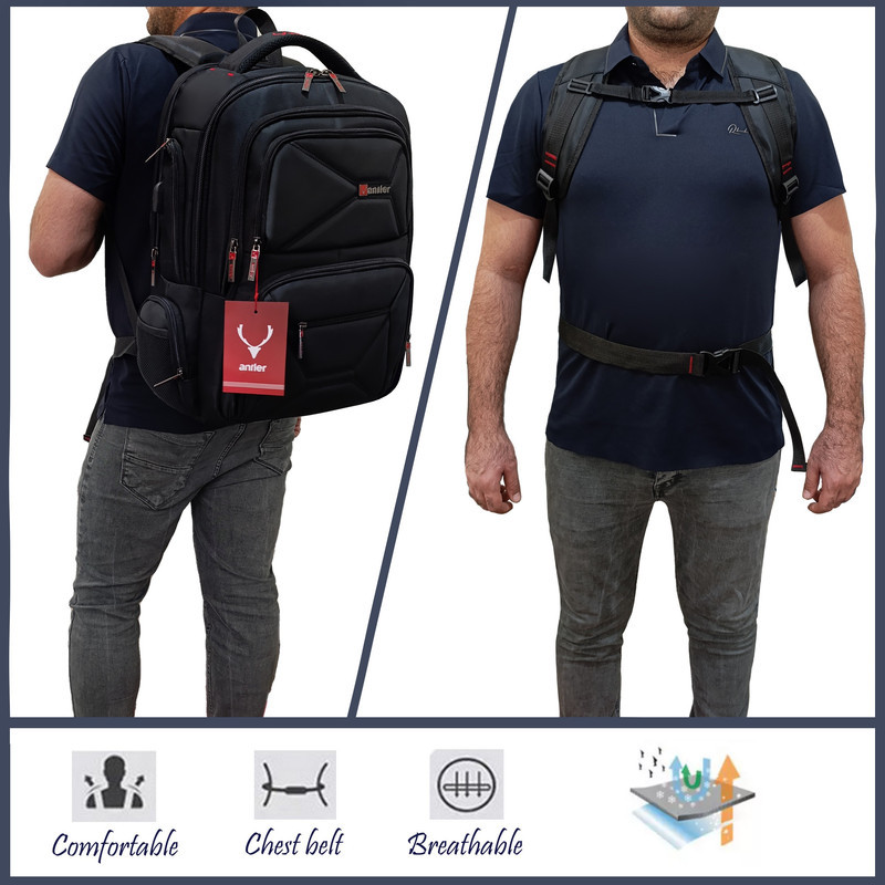 کوله پشتی لپ تاپ آنتلر مدل Montral x55 مناسب برای لپ تاپ تا 18 اینچی