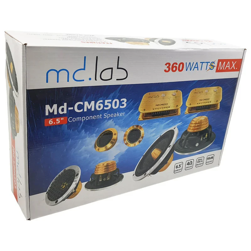 کامپوننت جلو و پشت خودرو ام دی لب مدل MD-CM6503 سایز 6.5 اینچ بسته 8 عددی
