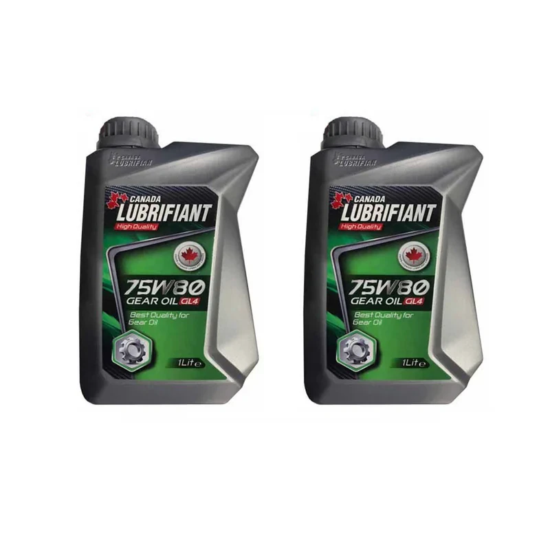 روغن گیربکس خودرو لوبریفنت کانادا مدل SAE 75W-80 حجم 1 لیتر بسته 2 عددی